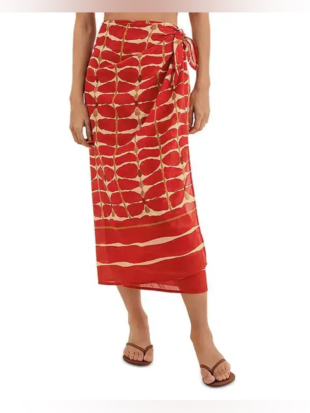 VIX PAULA HERMANNY Agni Flora Tie Side Cover-Up